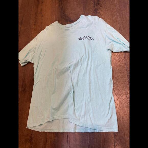 Salt life t-shirt extra large xl fishing live salty - Picture 3 of 3